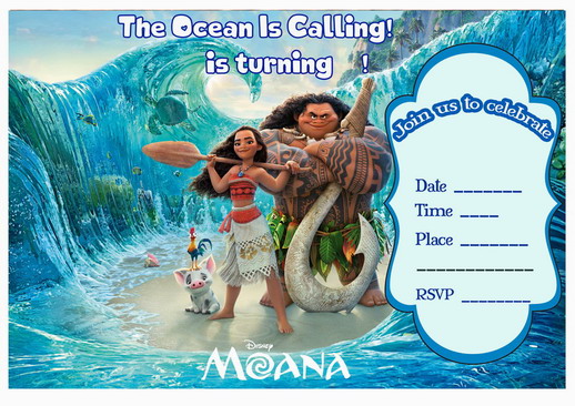 convite moana