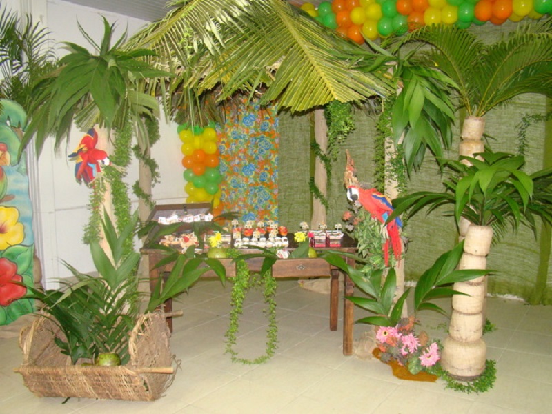 festa tropical simples