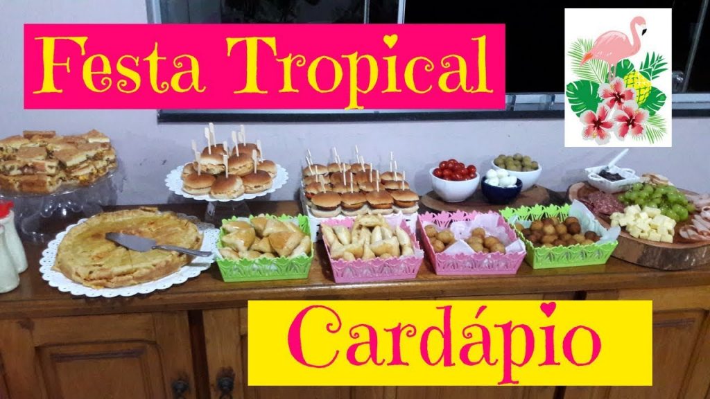  festa tropical cardápio