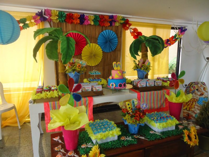 festa tropical simples