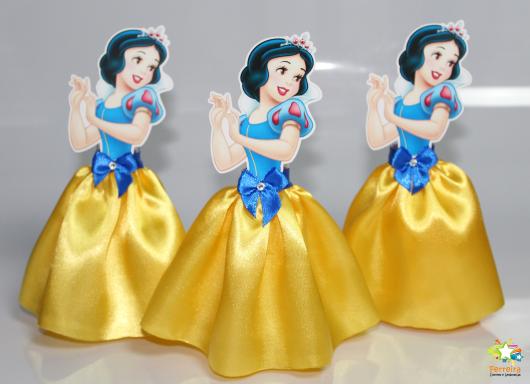 lembrancinha da branca de neve tubete