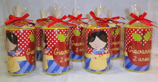  lembrancinha branca de neve personalizada