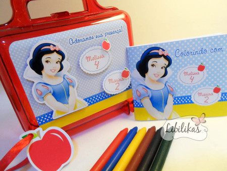  lembrancinha branca de neve personalizada