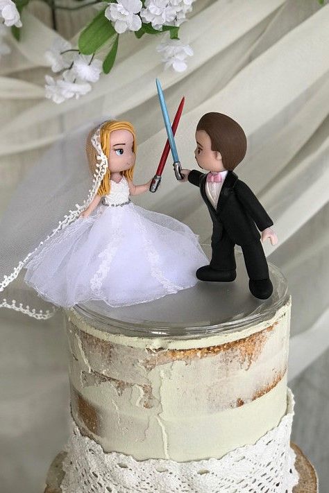 topo de bolo para casamento star wars