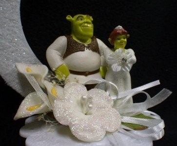 topo de bolo para casamento shrek e fiona