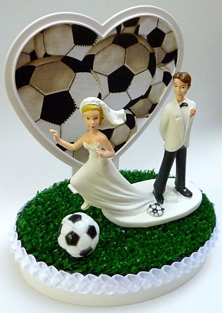 topo de bolo para casamento futebol 