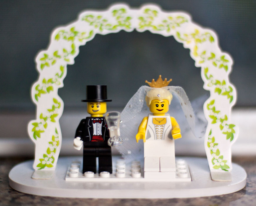 topo de bolo para casamento lego 