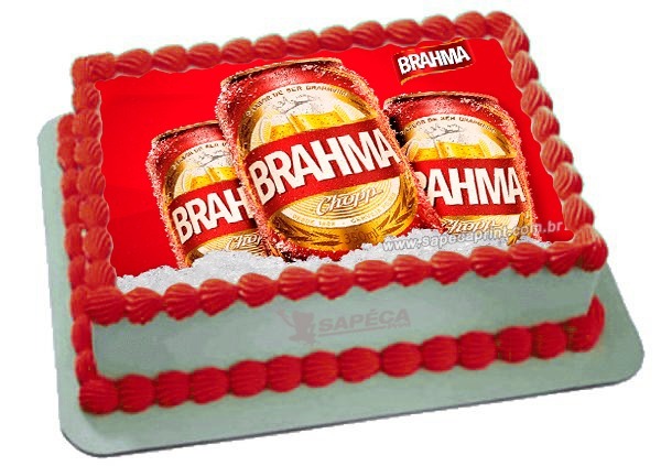 bolo da brahma quadrado