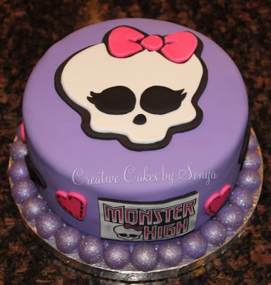 bolo da monster high pasta americana