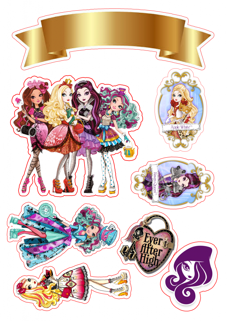 topo de bolo da monster high