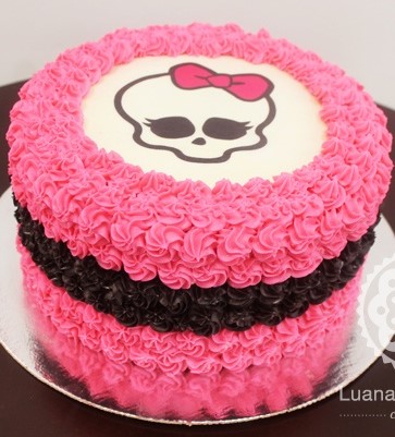 bolo da monster high chantilly