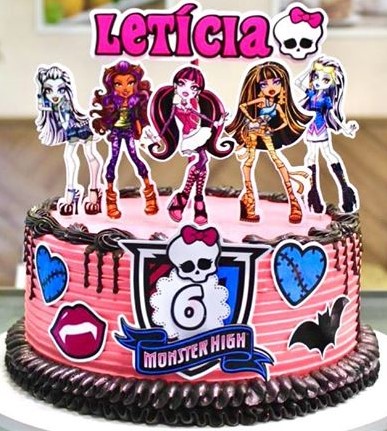 bolo da monster high chantilly