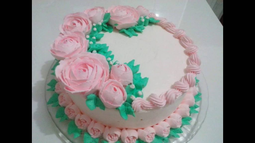  bolo de rosas chantilly