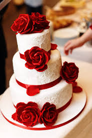  bolo de rosas vermelhas