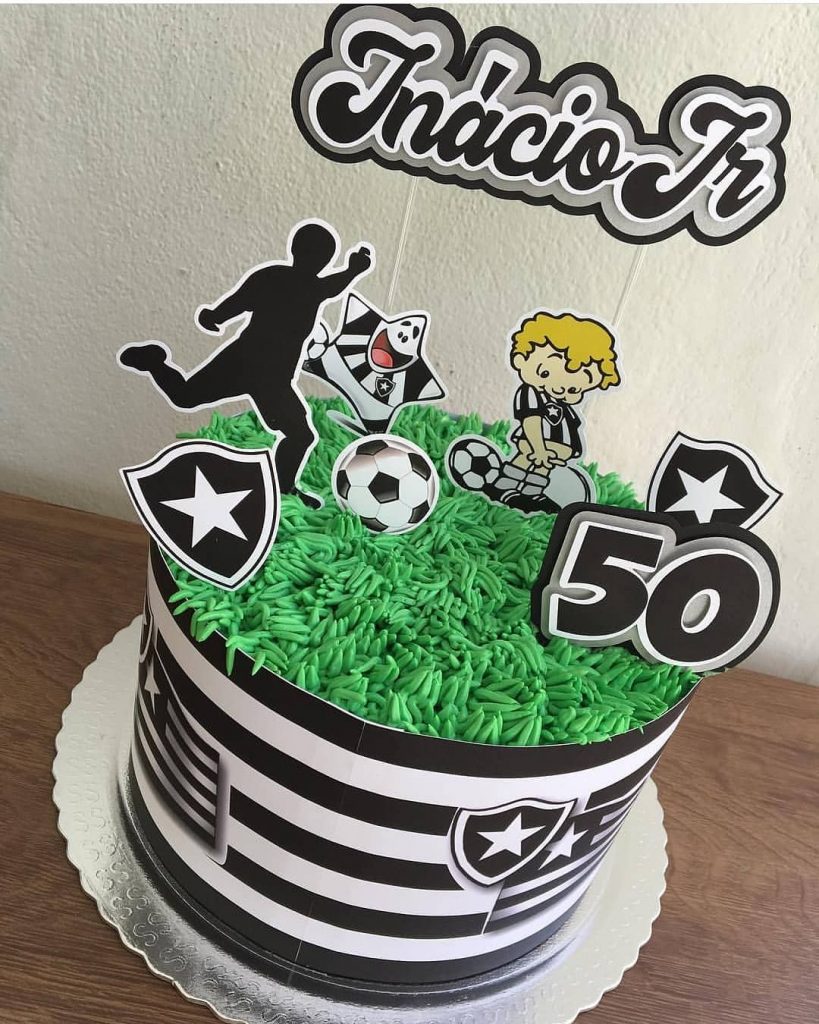 Bolo Botafogo  Bolo botafogo, Bolo, Bolo lindo de aniversário