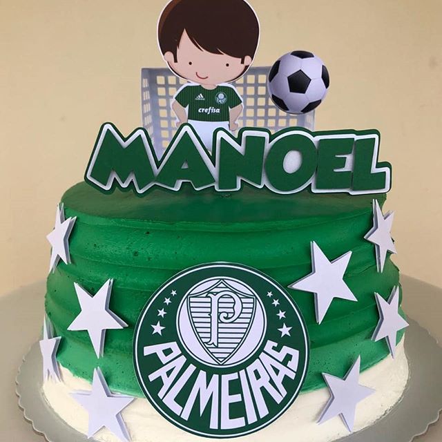 bolo do palmeiras com topo