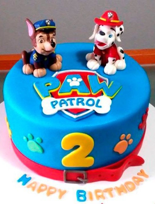 bolo infantil patrulha canina