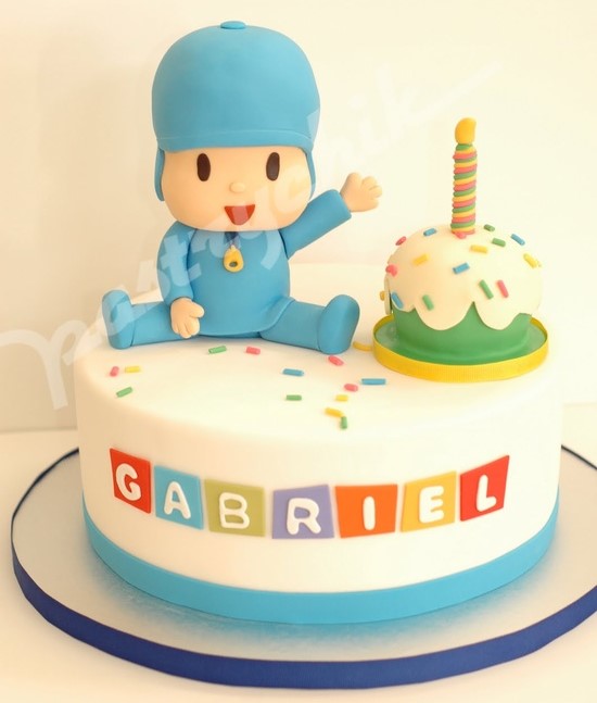 bolo pocoyo 1 andar