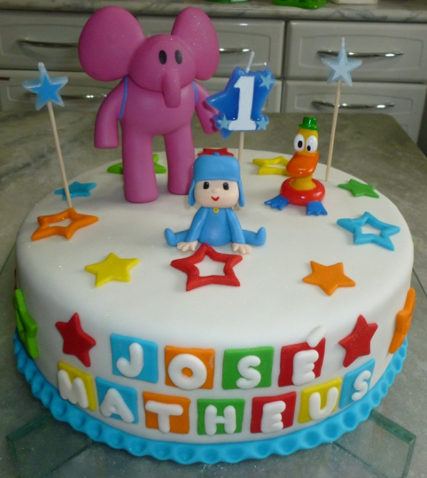 bolo pocoyo 1 andar