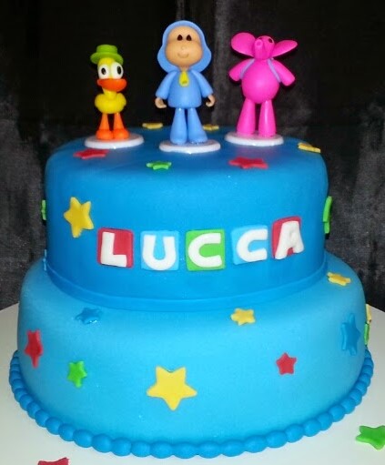 bolo pocoyo 2 andares