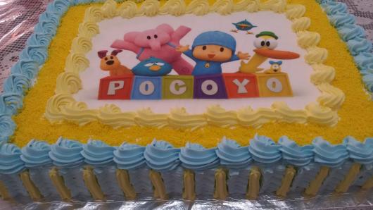 bolo pocoyo quadrado