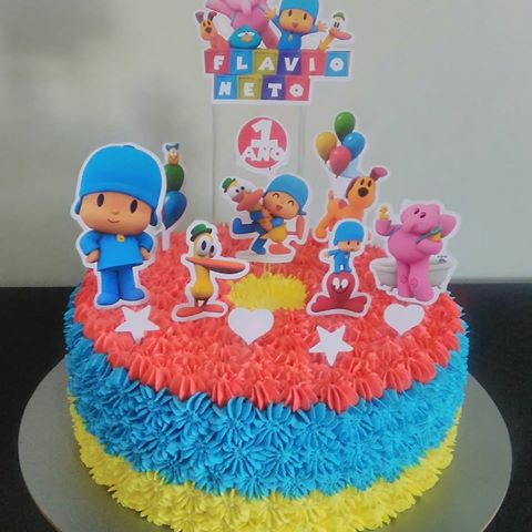 bolo pocoyo chantilly