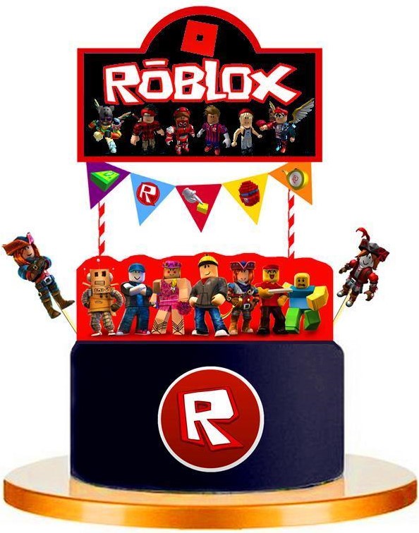 Bolo Roblox 50 Modelos Para Ajudar Voce Na Escolha Confira - boneco roblox personagens png