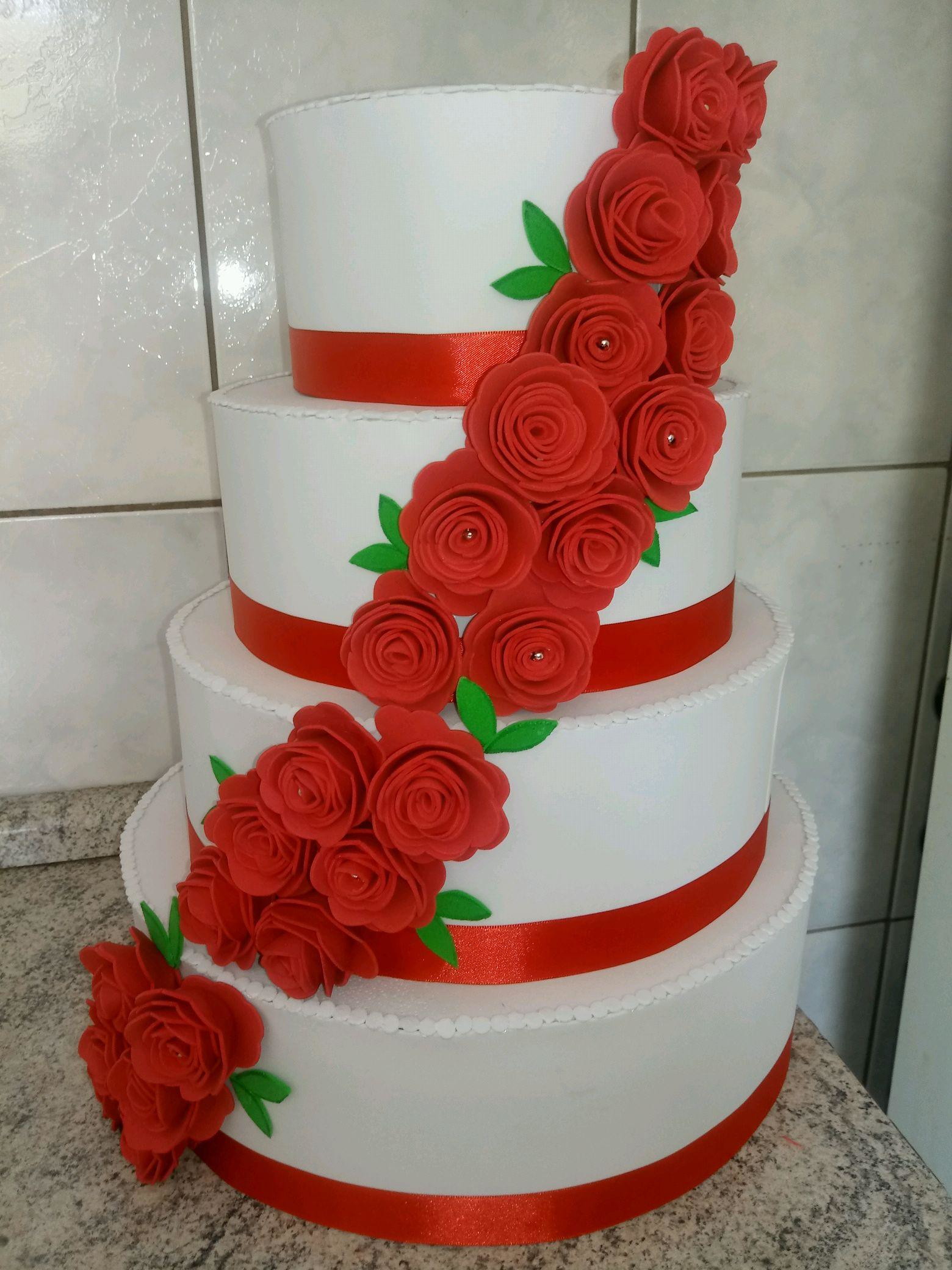 Bolo Vermelho 80 Fantásticos Modelos Para Se Inspirar!