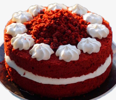 bolo vermelho veludo