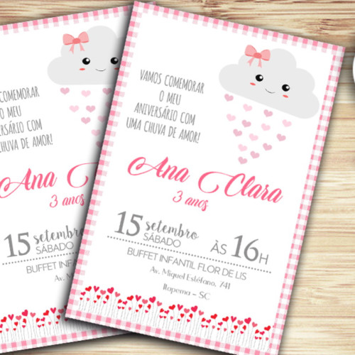 convite chuva de amor on line