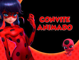 Convite ladybug animado