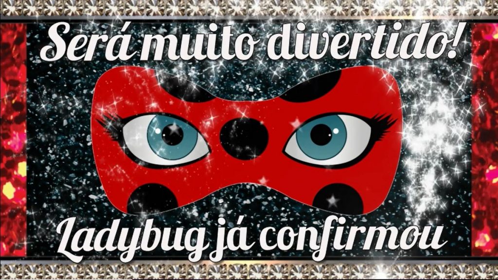 Convite ladybug animado