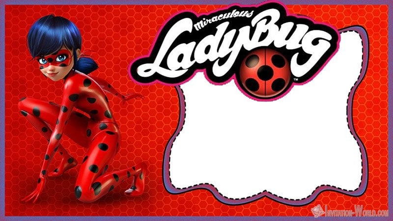 convite ladybug gratis
