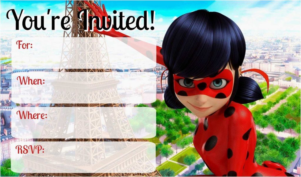 convite ladybug gratis