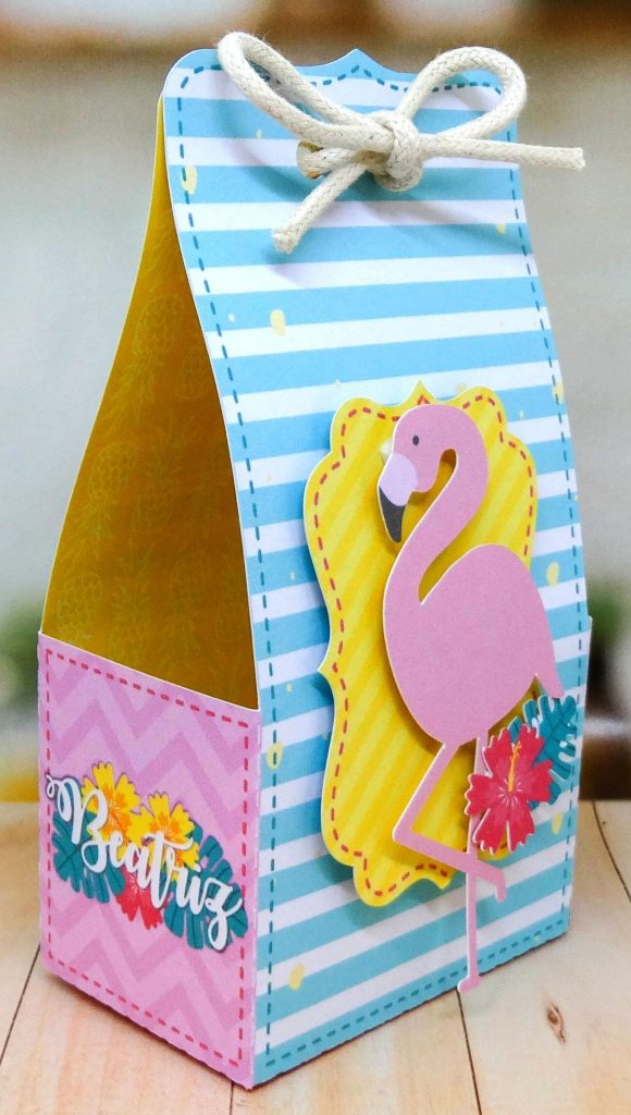 lembrancinha personalizada flamingo