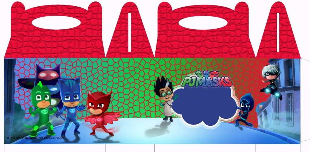 lembrancinha pj masks para imprimir