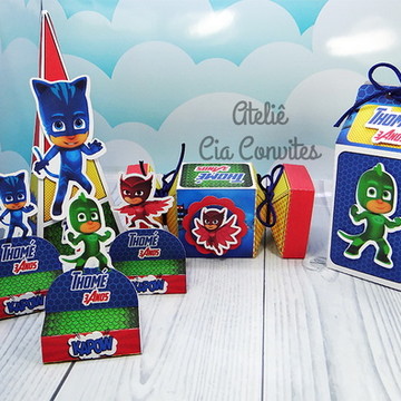 lembrancinha pj masks personalizada