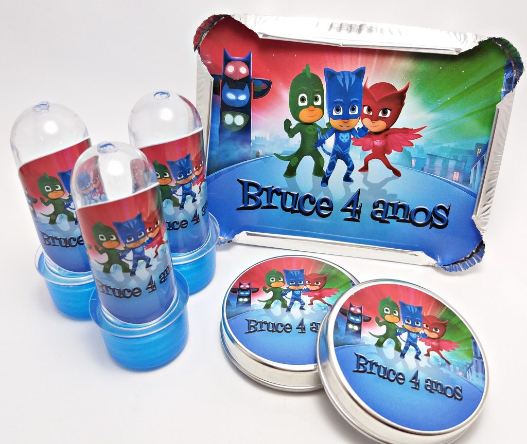 lembrancinha pj masks personalizada