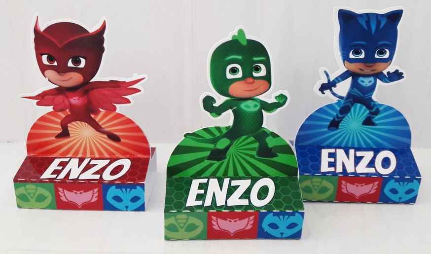 lembrancinha pj masks personalizada