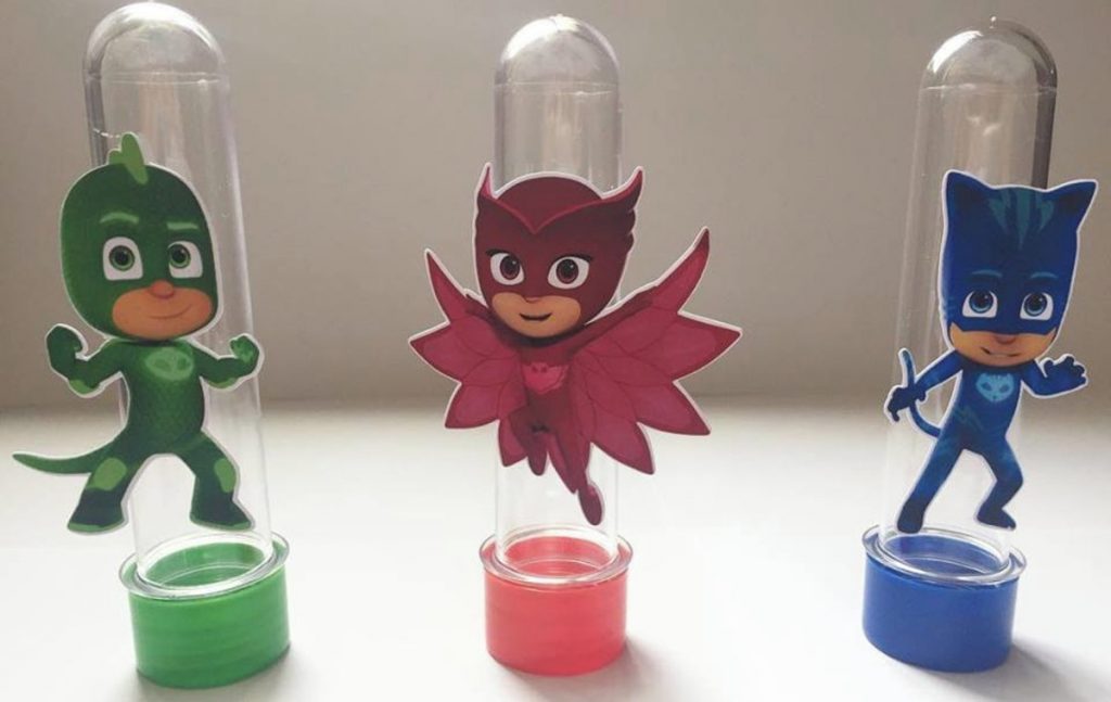 lembrancinha pj masks tubete