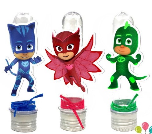 lembrancinha pj masks tubete