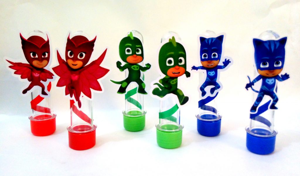 lembrancinha pj masks tubete