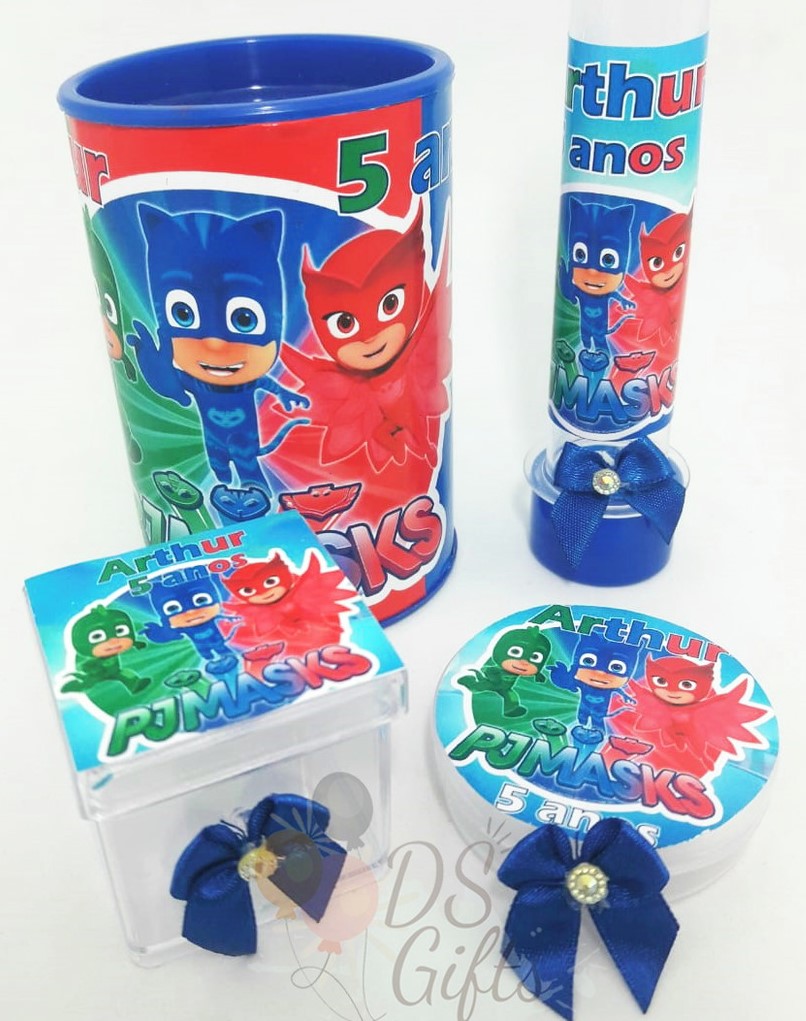 kit lembrancinha pj masks