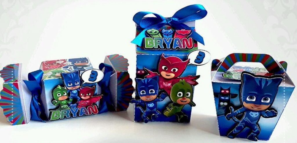 kit lembrancinha pj masks