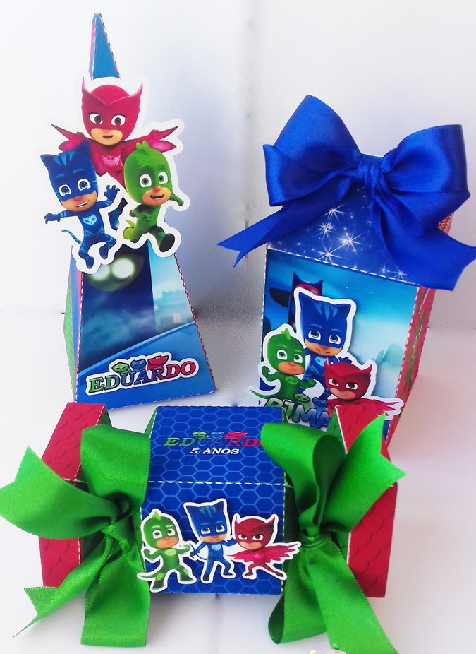 kit lembrancinha pj masks