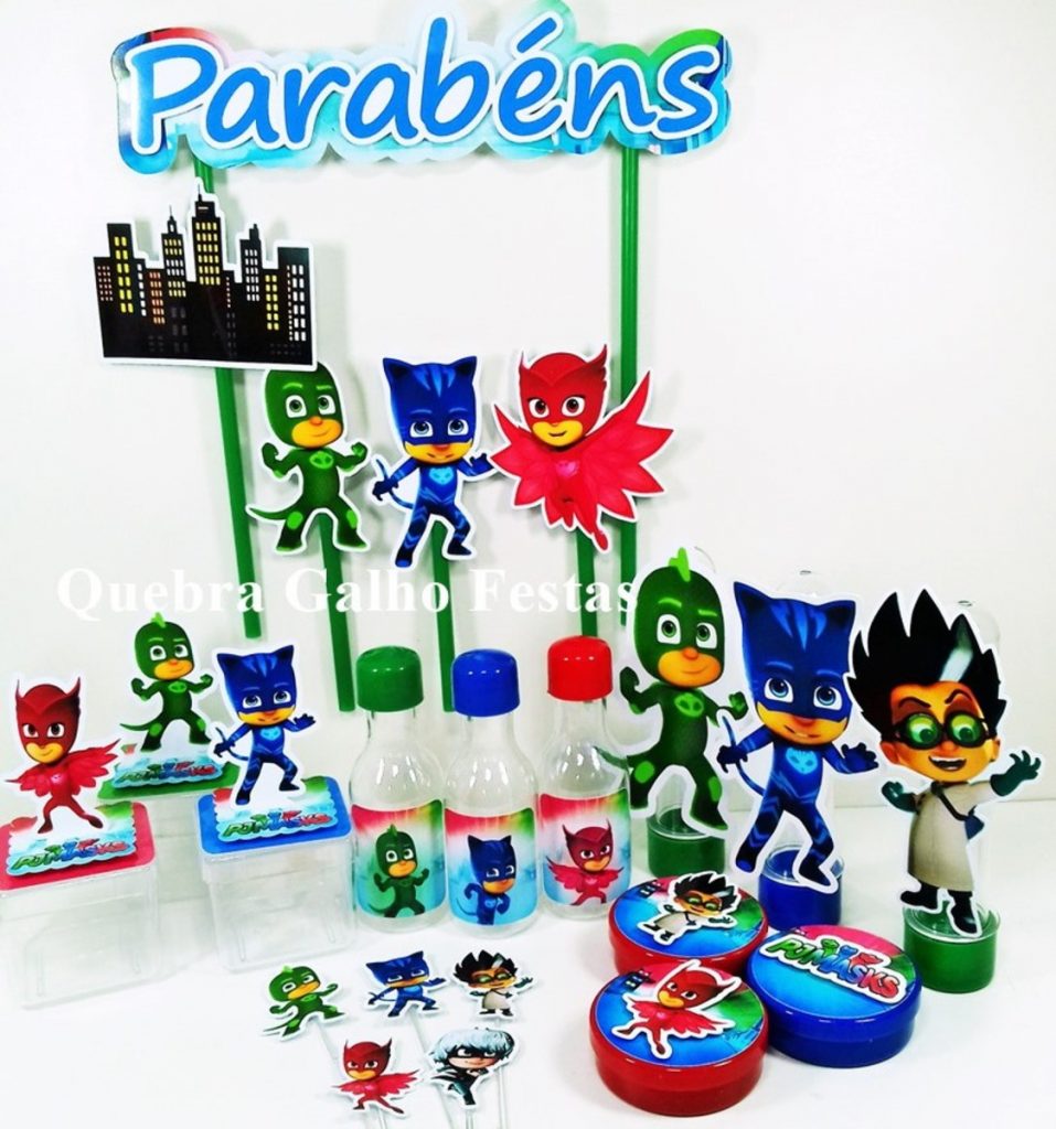 kit lembrancinha pj masks