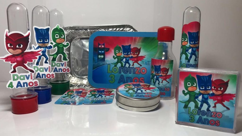 kit lembrancinha pj masks