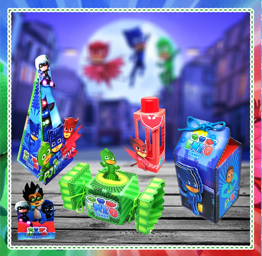 kit lembrancinha pj masks