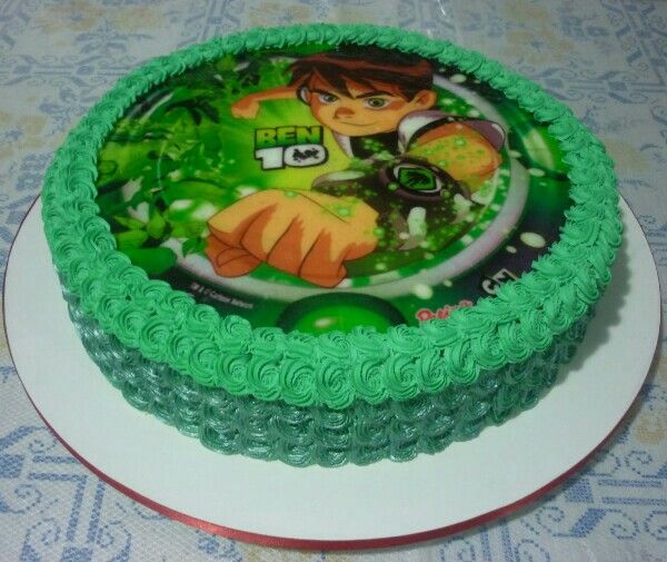 bolo ben 10 papel arroz