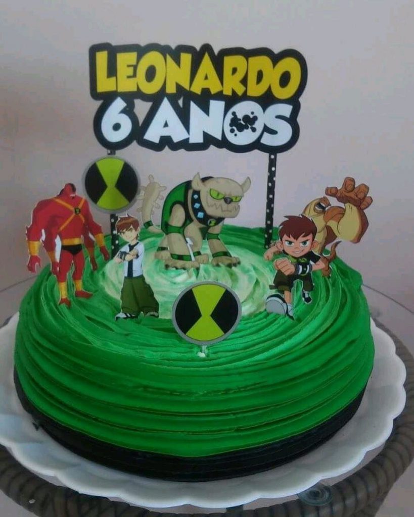 bolo ben 10 simples